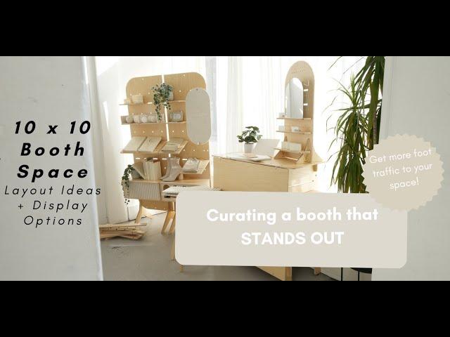 10x10 booth layout Ideas