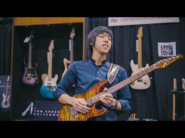 NAMM 2019 Tom Anderson Guitars performance || Victor Lee - Detour