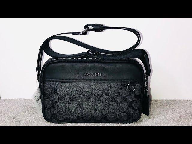 COACH Graham Crossbody In Signature Canvas #coach #coachoutlet #grahamcrossbody #unboxing