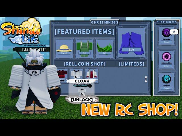 New Update Shindo Life RellCoins Shop *Watch This Before You Buy Items!* Shindo Life Update Roblox