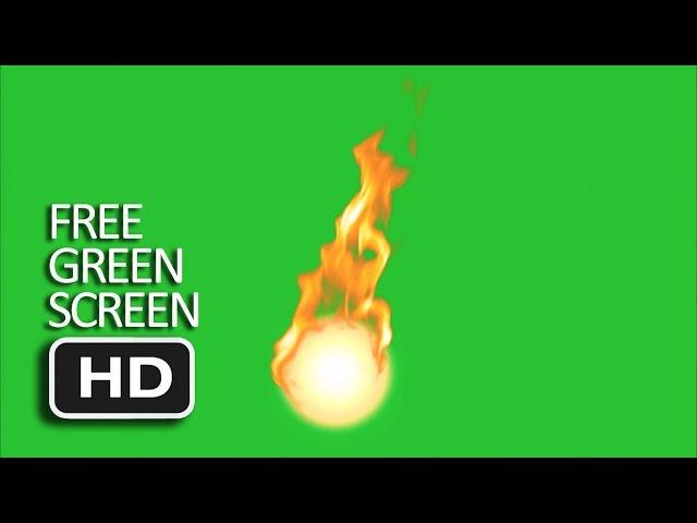 Free Green Screen - Fireball Effects
