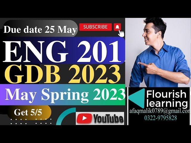 ENG201 GDB Solution 2023/ ENG201 GDB 2023 /ENG201 GDB Solution Spring 2023/ ENG201 GDB 2023 Solution