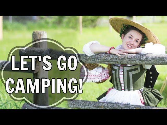 Come with me to a Medieval Camping Event! (SCA Vlog!)