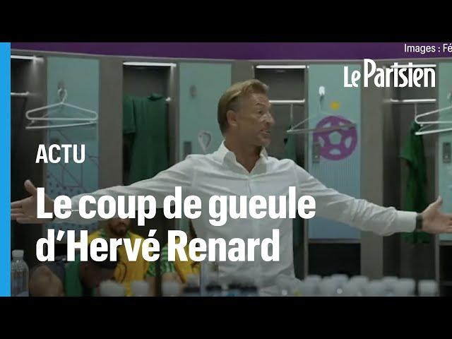 «Prends un selfie avec Messi !» : le discours d'Hervé Renard à la mi-temps Arabie Saoudite-Argentine