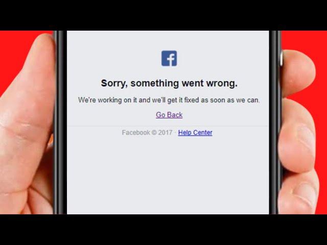 How to Fix Facebook Sorry Something Went Wrong | Sorry Something Went Wrong on Facebook 2022