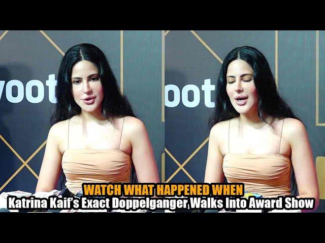 Watch What Happened When Katrina Kaif's Exact Doppelganger Alina Rai Walked Into An Award Show