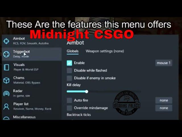 MIDNIGHT CSGO ( Best Menu )