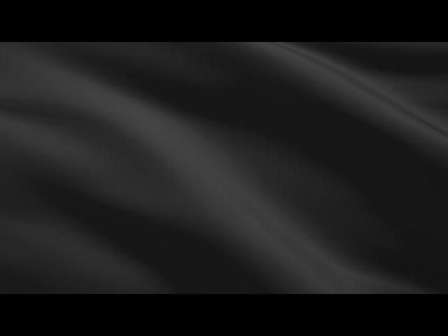 Black flag waving in the wind - Flag animation - Motion background - 4K UHD