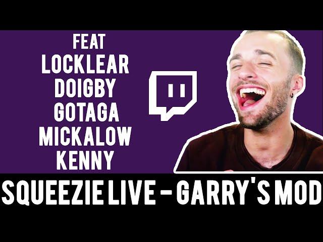 Twitch Squeezie - La Grosse Soirée Garry's Mod & CS ! ft  Locklear, Doigby, Gotaga, Mickalow & Kenny