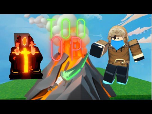 The Volcanic Forge is TOO OP in Roblox Bedwars..