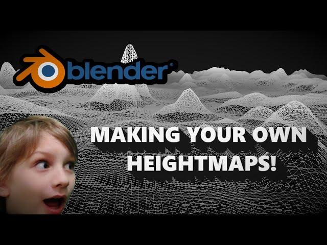 Making 3-D World Heightmaps from Scratch! - Blender, GIMP, 3D Modeling, Terrain, and followup ideas