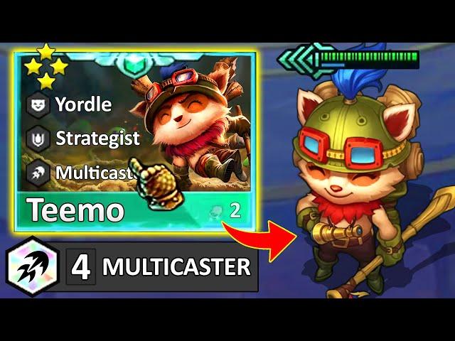 One, Two, Three, FOUR Star TEEMO | ft. 4 Multicaster | TFT Set 9