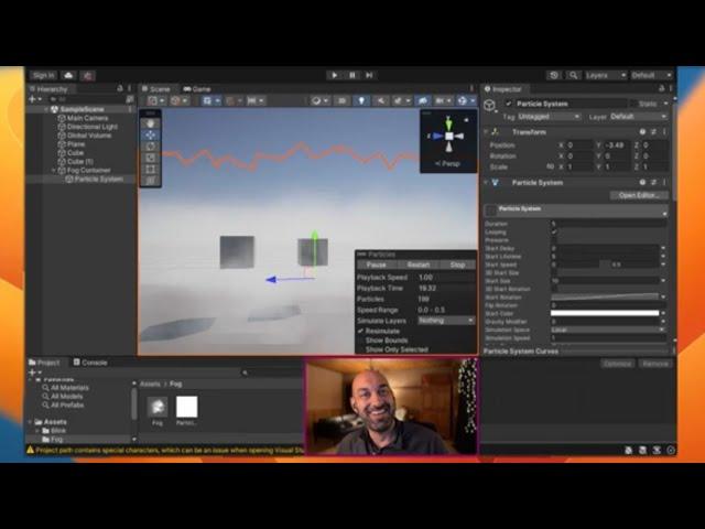 Unity3D: Creating Dynamic Atmosphere with Simulated Fog Noise Using Particle Systems!