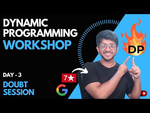 DP Forms practice and ideas | Day 3 Doubt Session | Dynamic Programming  | Vivek Gupta