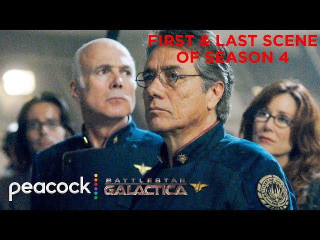 First and Last Scene of Season 4 | Battlestar Galactica