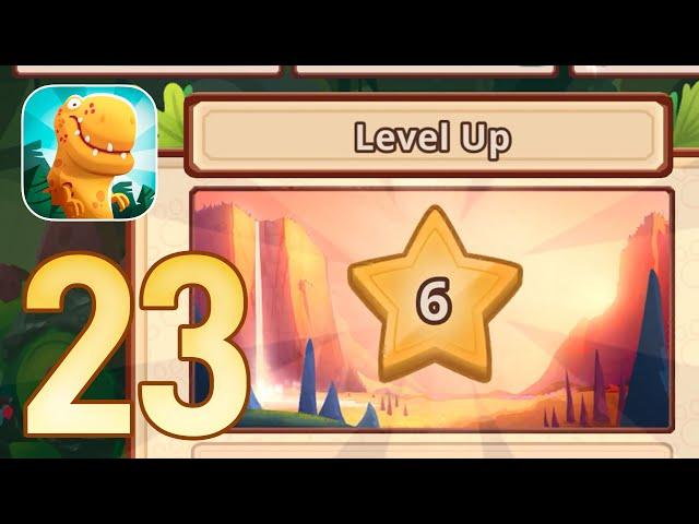Dino Bash: Gameplay Walkthrough Part 23 - Level Up 6! (iOS, Android)