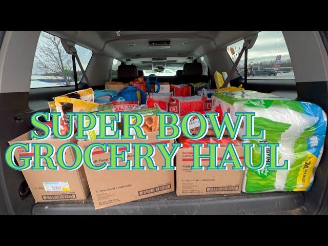 SUPER BOWL GROCERY HAUL  GO CHiEFS