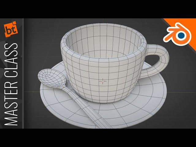 Master Class de Modelado: Taza de Café (Blender)