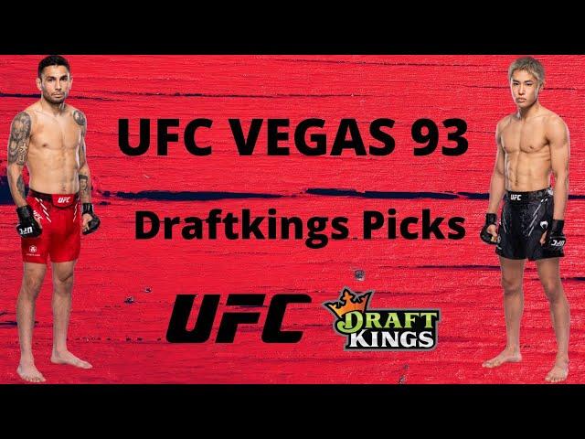 UFC Vegas 93 Draftkings Picks