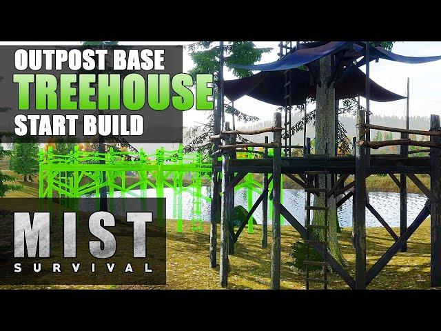 MIST SURVIVAL | Building A TREEHOUSE FORT - P1 | Gameplay | S3 EP28