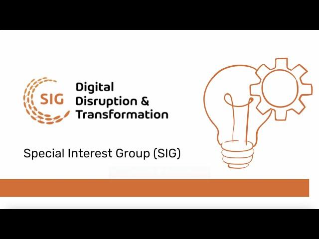 ISPIM Digital Disruption and Transformation SIG