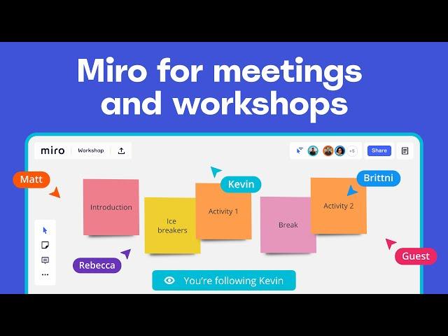 Introducing Miro for meetings and workshops