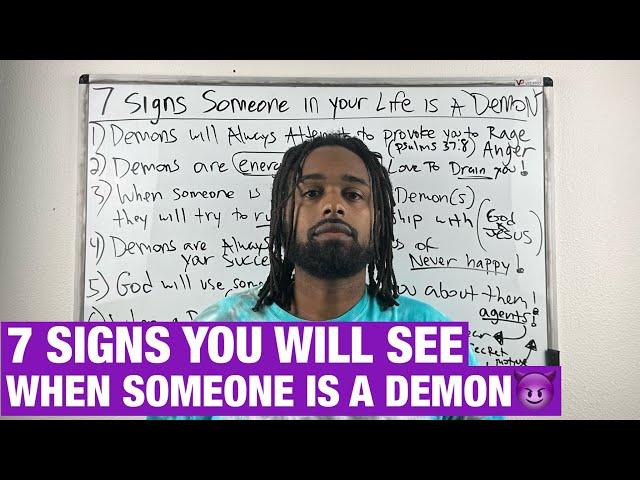 7 Signs Someone In Your Life Is A Demon