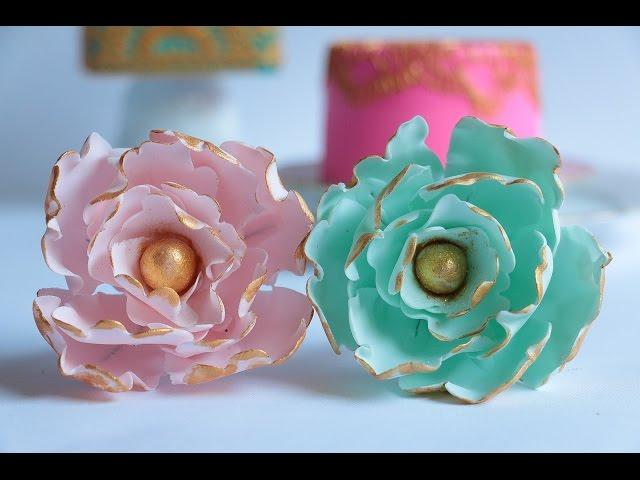 Gumpaste Peony Flower Tutorial