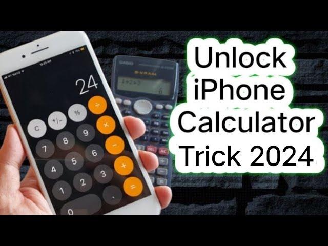 How To Unlock Your iPhone By Calculator 100% 2024 | Unlock iPhone Calculator Magic Trick | iOS 15.2