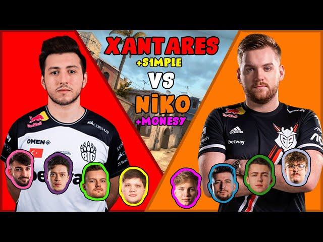 Xantares vs Niko pt.2 (With S1mple and Monesy) - FPL Csgo Stream Battles