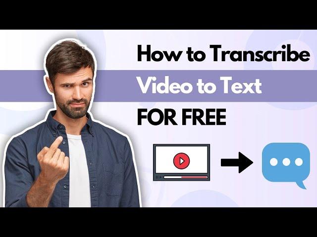 How to Transcribe Your Video to Text - Online Free Converter for Transcript