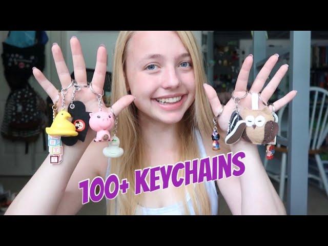 SHOWING MY 100+ KEYCHAIN COLLECTION