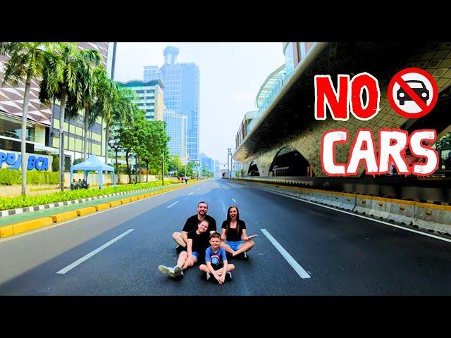 Visiting Car Free Day In Jakarta Indonesia