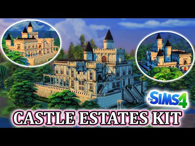 Building a Castle with the Castle Estates Kit | The Sims 4