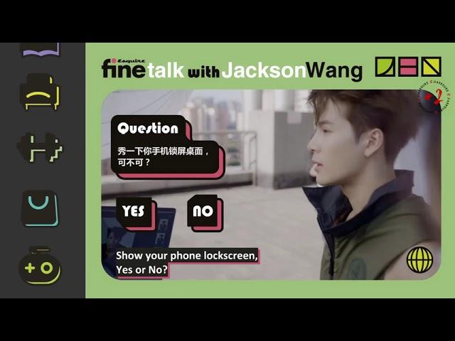 [Eng Sub] 210609 Jackson Wang - Yes or No with Esquire Fine