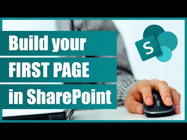 SHAREPOINT intranet - how to build your first modern page - COMPLETE TUTORIAL