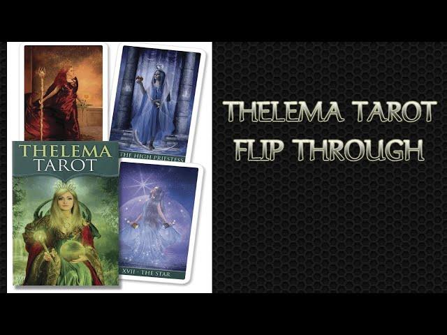 Thelema Tarot Flip Through - No Talking