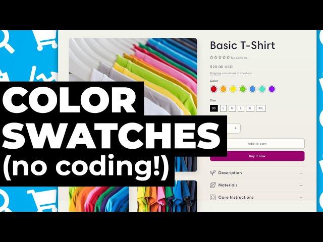 Make Your Shopify Product Page Look PROFESSIONAL with Color Swatches, Tabs & Metafields!