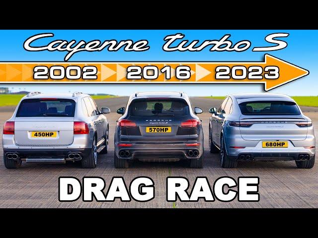 Every Cayenne Turbo DRAG RACE