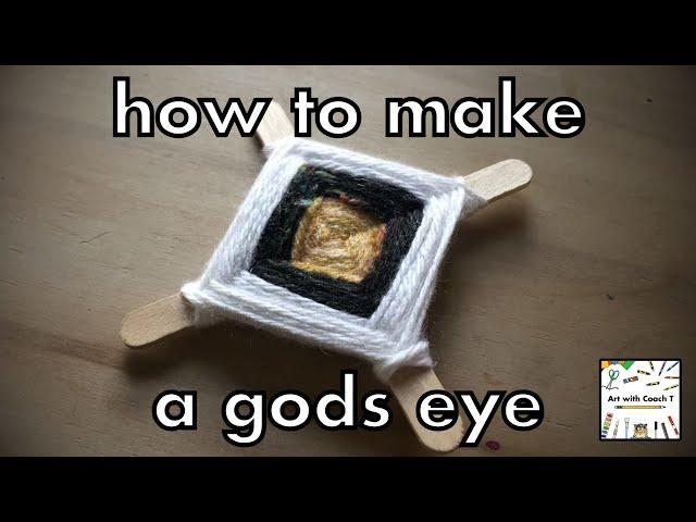 How to Make a God’s eye | Step by Step | Art for Kids