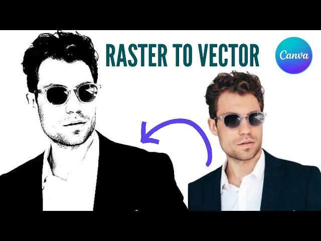 How To Create Vector Images In Canva #easy canva #canva tutorial