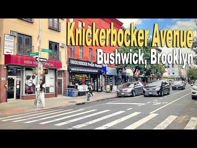 Walking Around Knickerbocker Avenue Bushwick, Brooklyn, NY - Enjoy Fall 2024