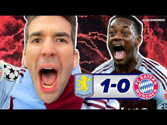 I WATCHED ASTON VILLA WIN VS BAYERN MUNICH 