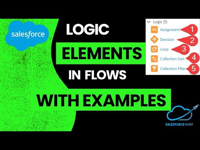 Salesforce Flow: Logic Elements with Examples in Flows | #salesforcehunt | #winter23