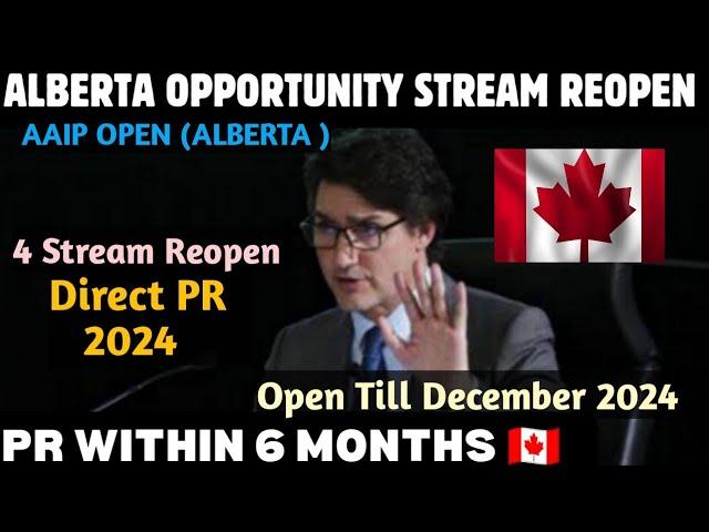 ALBERTA OPPORTUNITY STREAM UPDATE FOR PR  RE-OPENING OF PNP DRAW #alberta #canada #aaip #pr #RRS