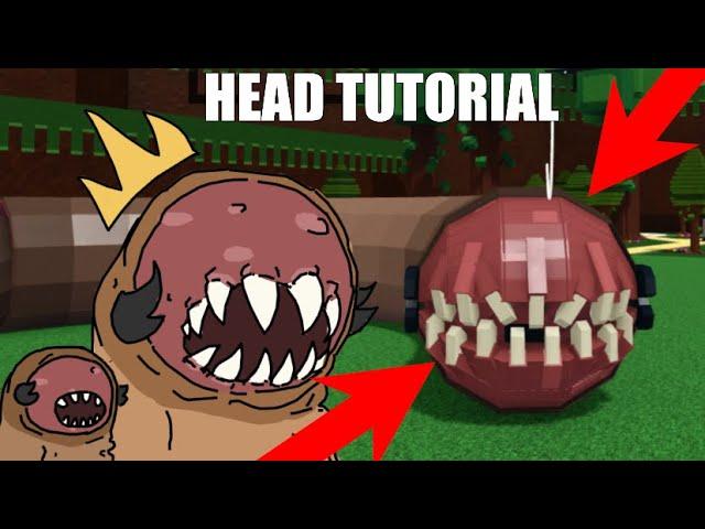 WORM HEAD TUTORIAL! (BUILD A BOAT FOR TREASURE)