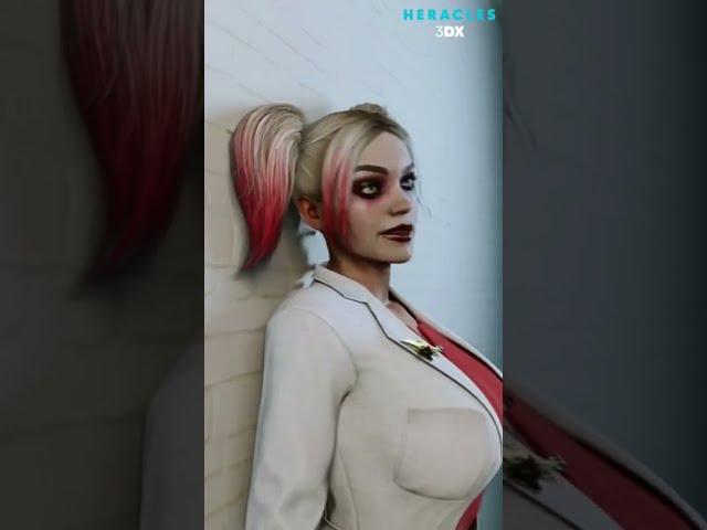 Supergirl & Harley Quinn | Injustice2 | 3D Animation #shorts #viral #tiktok