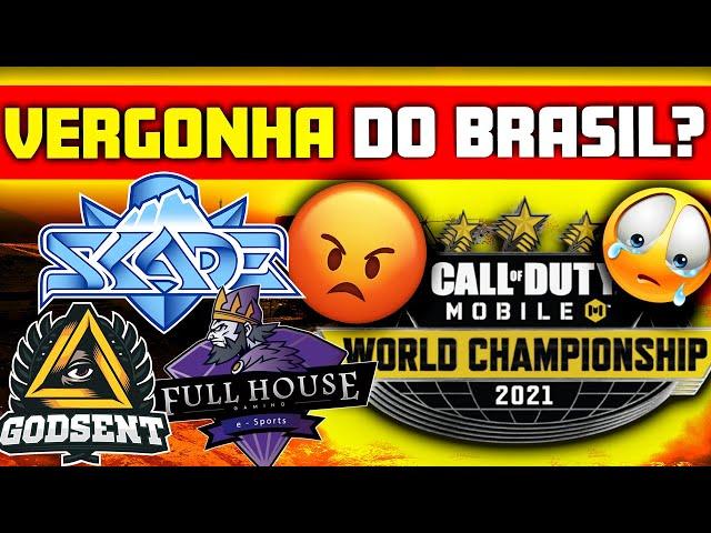 TIMES BRASILEIROS, a VERGONHA no CAMPEONATO MUNDIAL de COD MOBILE 2021?