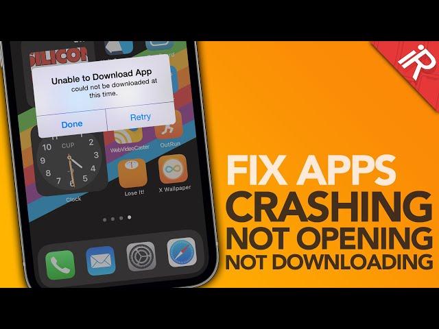 iPhone Apps Crashing or Not Downloading on iOS 14 - How To FIX It (2021)