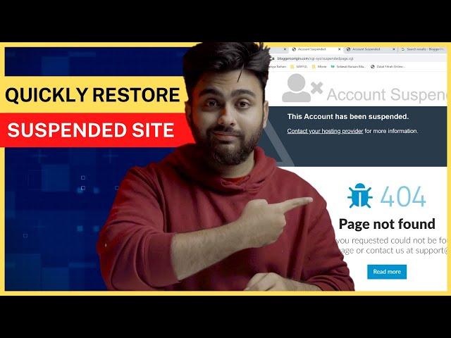 How to fix suspended website & web host (2022)